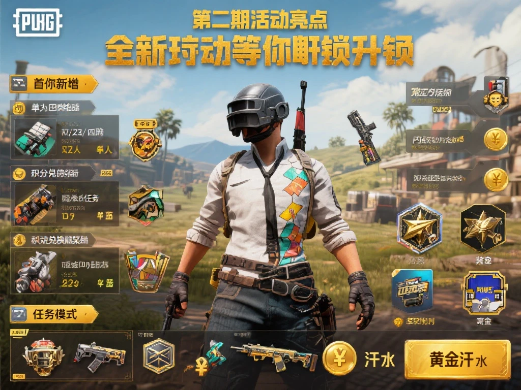 《PUBG》热血铸金，第二期挑战活动火爆开启！