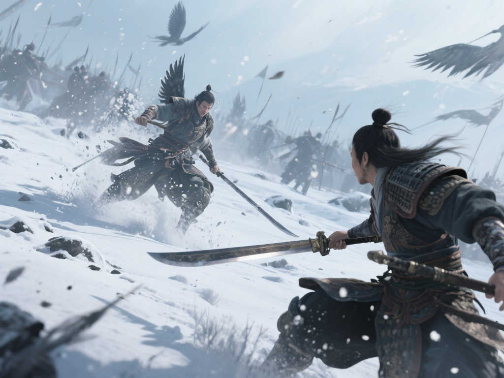 《明末：渊虚之羽》全新实机曝光：雪原酣战，combo丝滑！